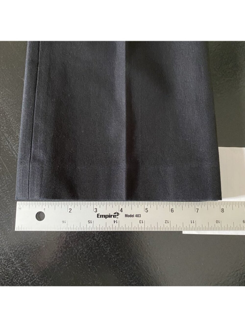 Theory Hartsdale Pants 2 Straight Leg Ankle Black Trouser Minimalist Office Work - Picture 13 of 13